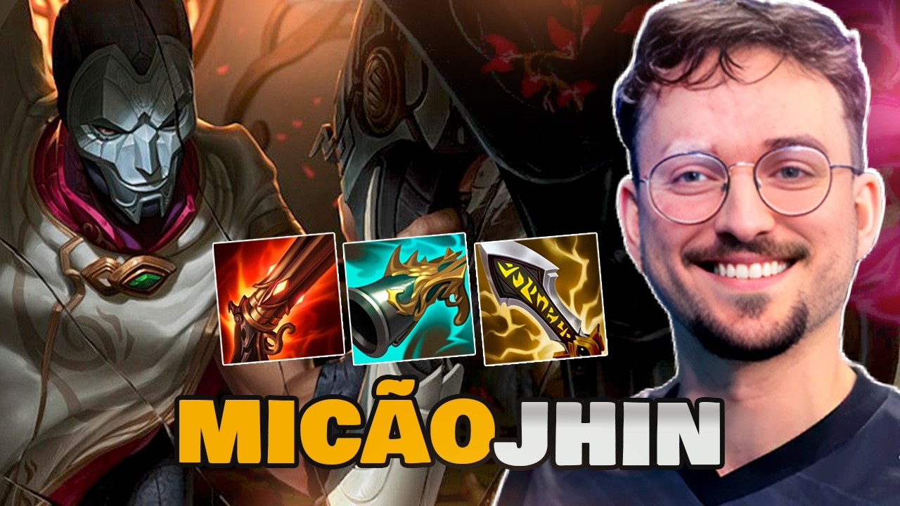 MICÃO carregando o jogo de JHIN! Micão Plays Jhin vs Yone | Season 2026