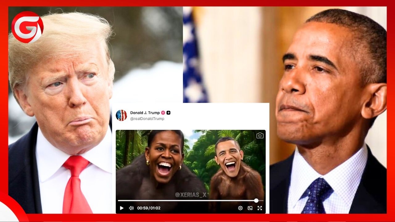OBAMA AMSHAMBULIA VIKALI TRUMP - AVUNJA UKIMYA WAKE VIDEO INAYOWAONESHA YEYE na MICHELLE KAMA NYANI