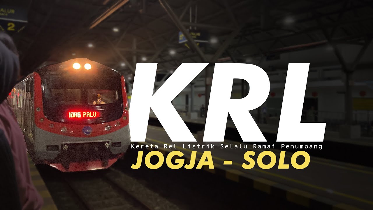 CARA MURAH KE SOLO DENGAN RP8.000 NAIK KRL Jogja-Solo-Palur | Trip Naik Kereta Rel Listrik