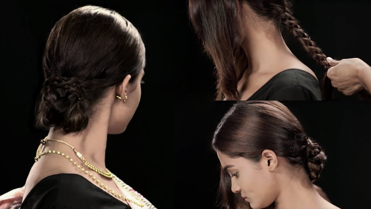 How To Create A Sleek Vintage Braided Bun | Easy Hairstyle