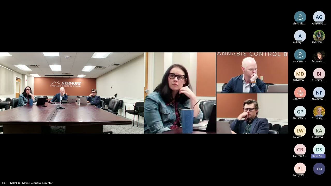 Cannabis Control Board Meeting: Oct. 29, 2025