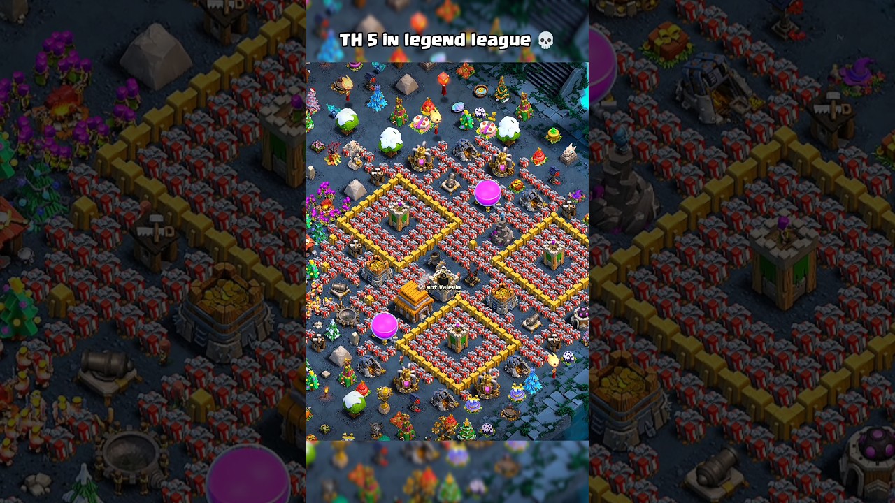 Th 5 in legend league ☠️ ll Clash of clans ll #shorts #clashofclans #coc