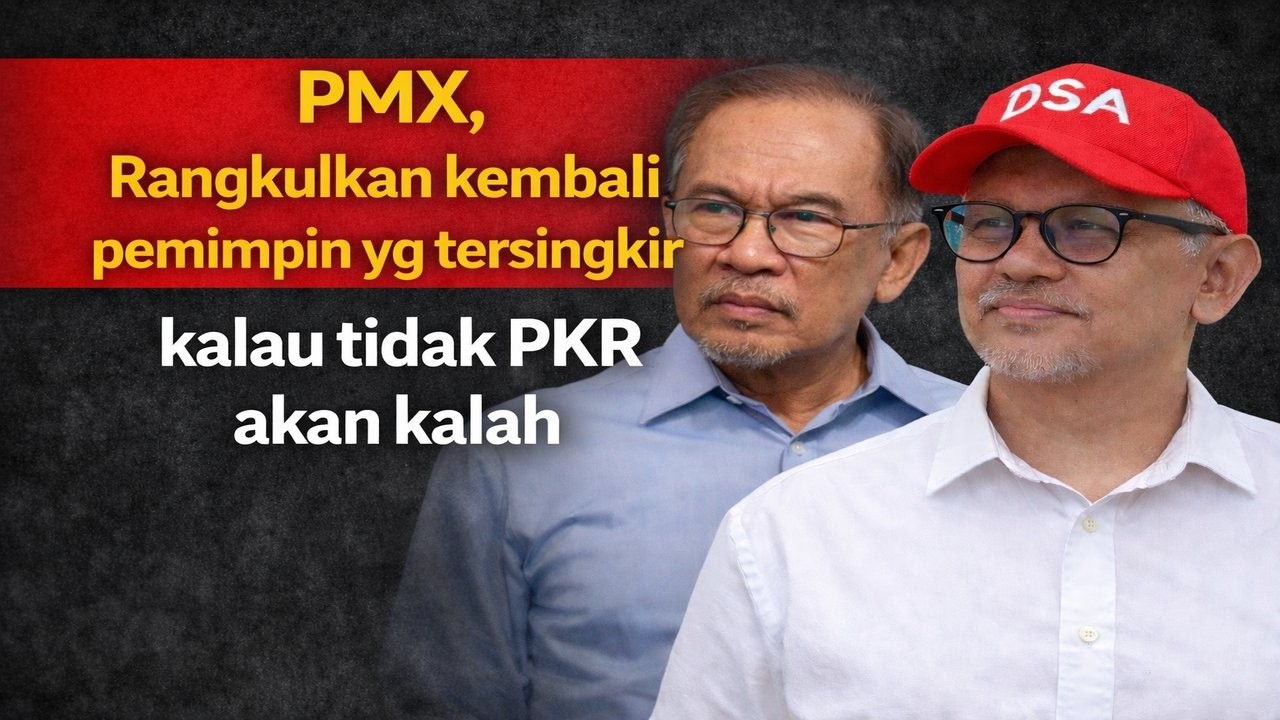 Boleh tak cakap kat PMX, Rangkulkan kembali pemimpin yg tersingkir,  kalau tidak PKR akan kalah