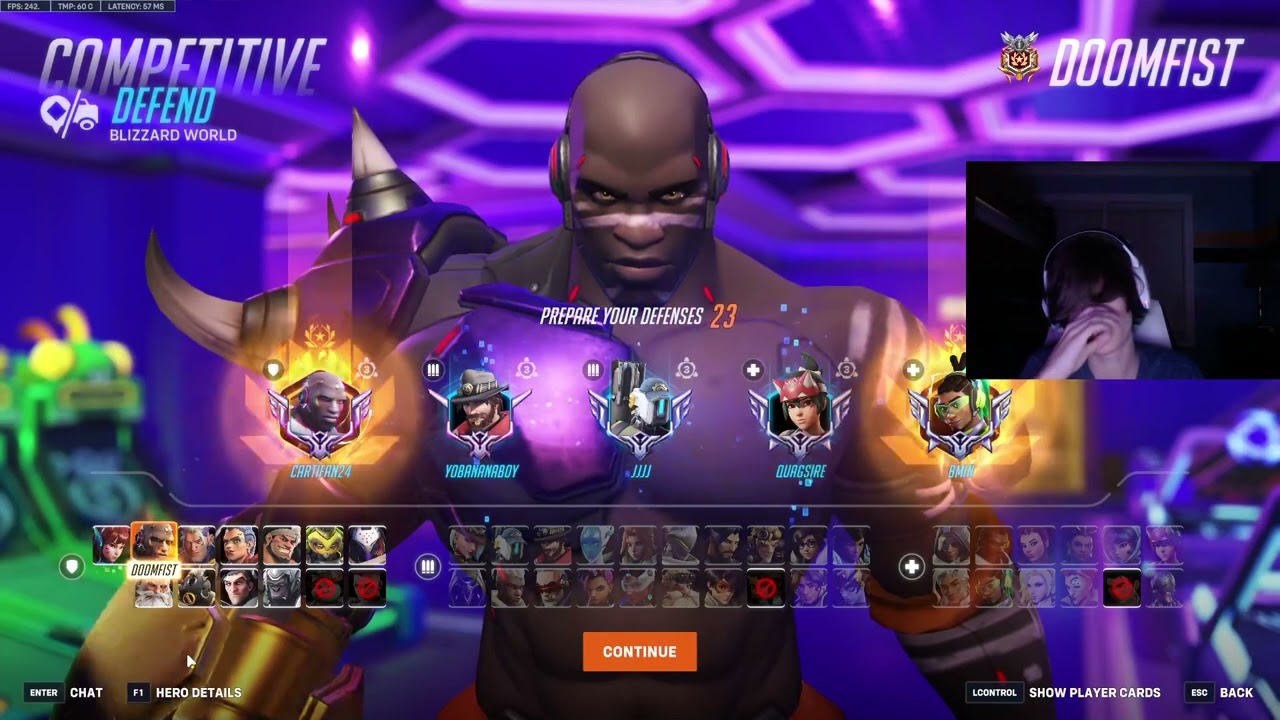 17K DMG! World’s BEST DOOMFIST Gameplay - Cartifan ! Overwatch 2 Season 20 Top 500