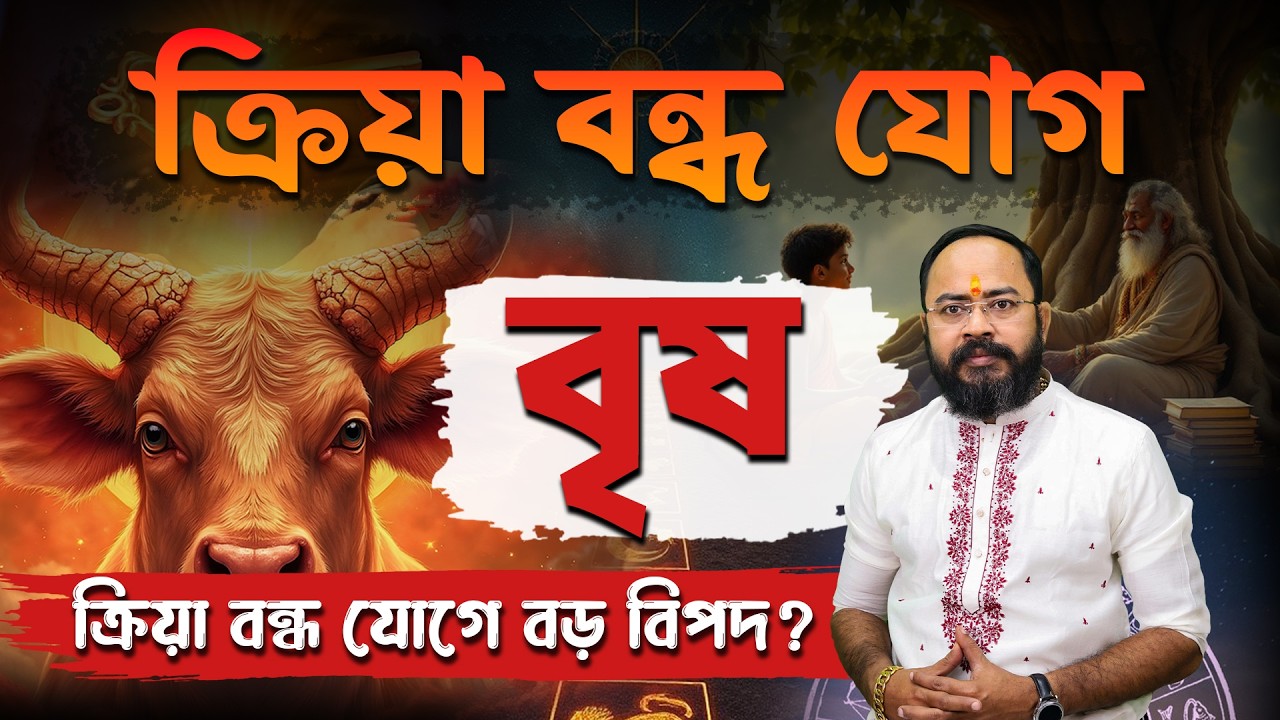 বৃষ রাশির ক্রিয়া বন্ধ যোগ ও তার প্রতিকার: মুক্তির সহজ উপায় | Santanu Dey