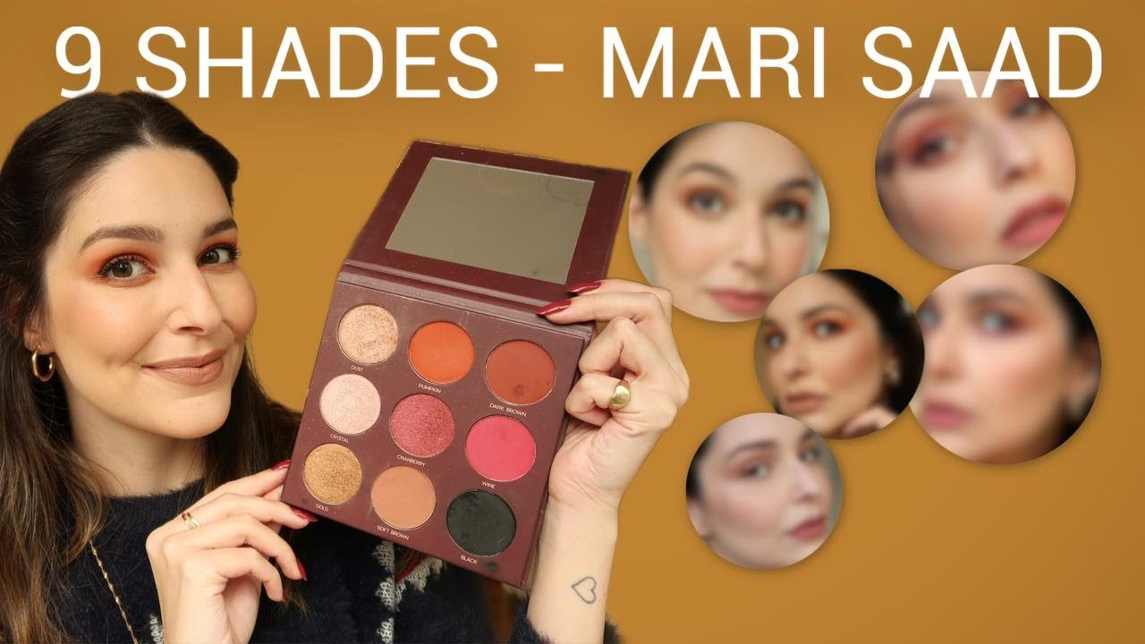 1 PALETA 5 MAQUIAGENS | 9 SHADES MARI SAAD - Laura Kuczynski