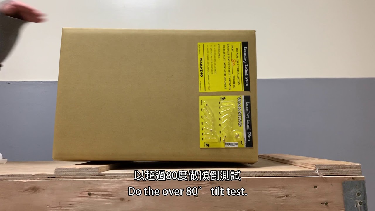 【Leaning Label Plus Tilt Indicator with Degree Indication - No More Tilt!】| WAN-YO