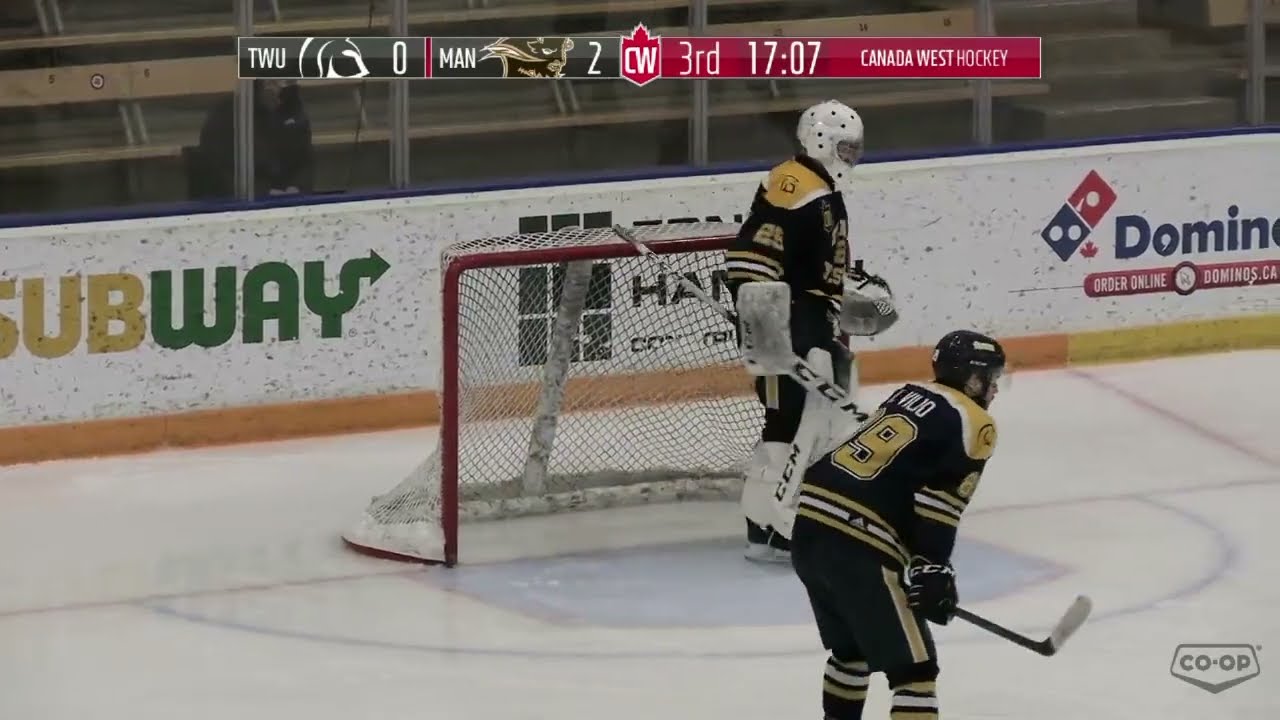 🦬 Men's Hockey Highlights | Manitoba 3, Trinity Western 0