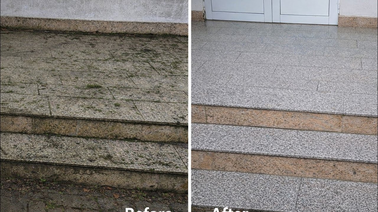 Building Entrance Cleaning – From Dirty to Spotless ✨ | Before & After