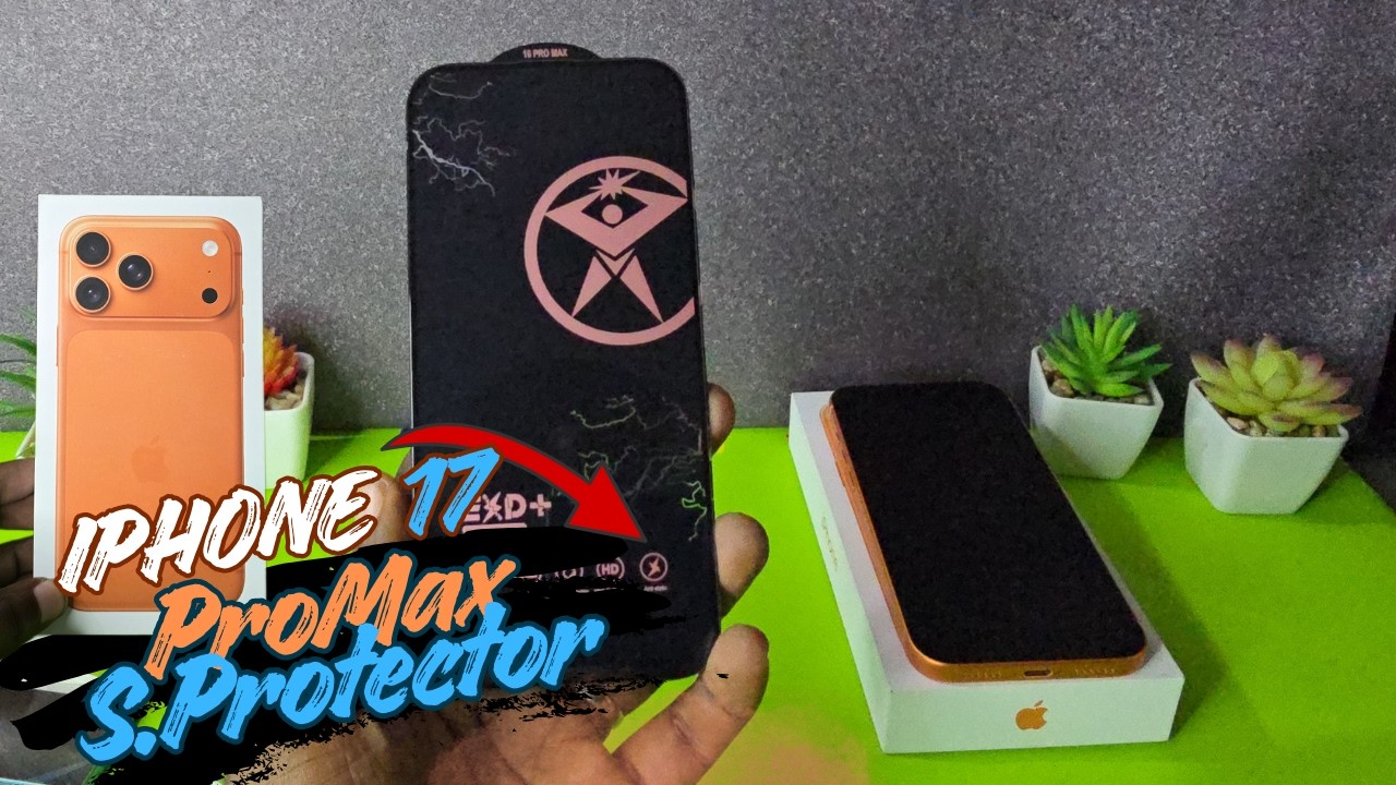 iPhone 17 Pro Max Screen Protector Installation