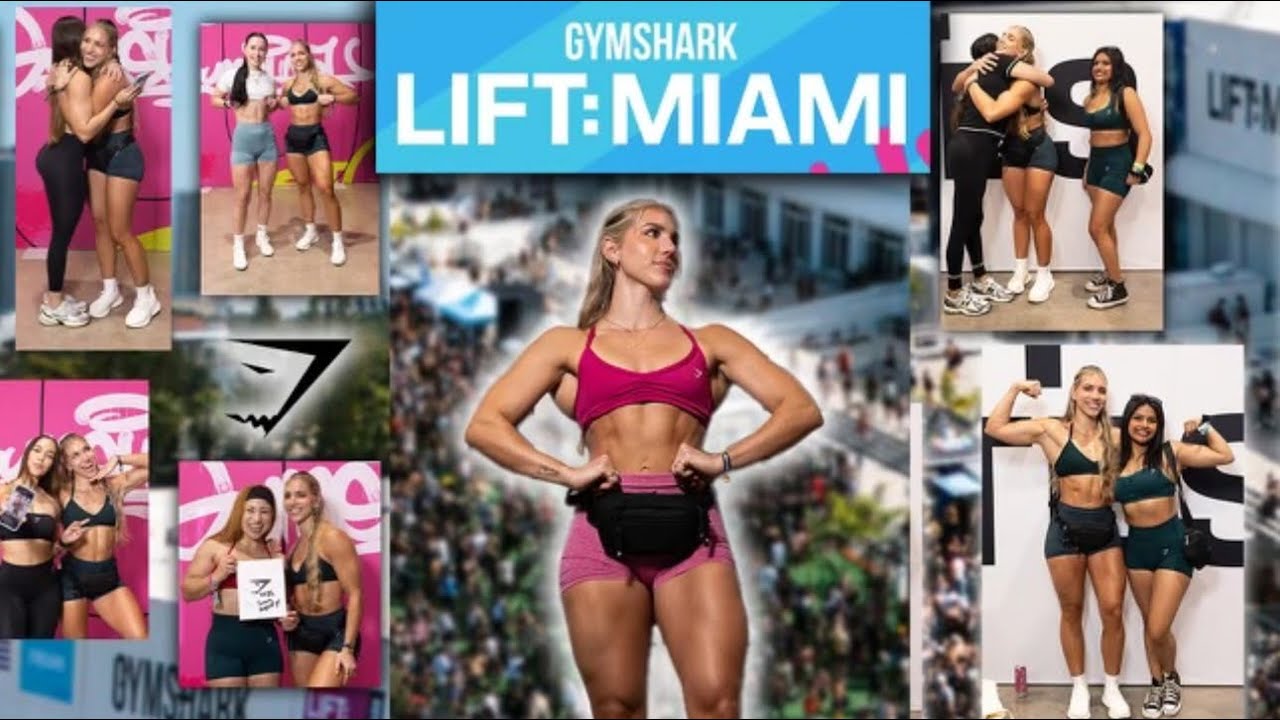 LIFT MIAMI GYMSHARK VLOG | PT 2🦈🌴