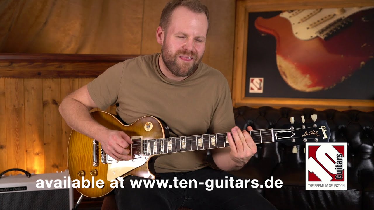 2020 Gibson Les Paul '59 60th Anniversary V.O.S. Golden Poppy Burst | Guitar Demo