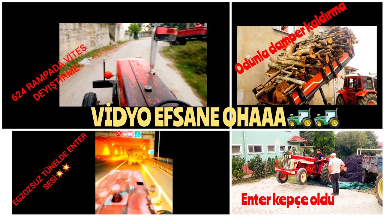 EGZOZU ÇIKARTILMIŞ ENTER 654(S) TUNELDEKİ SESİ.TOPLAMA ENTER VİDYOLARI SESE BAK(TRAKTÖR VİDYOLARI)🚜