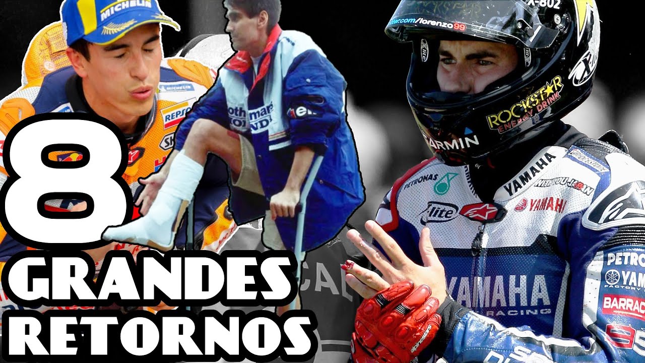 OS 8 MAIORES RETORNOS PÓS-CONTUSÃO DA MOTOGP | FullGas Podcast
