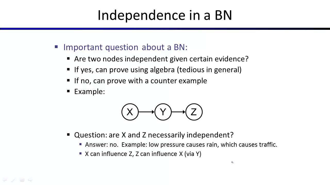 Lecture 14: Bayes' Nets - Independence