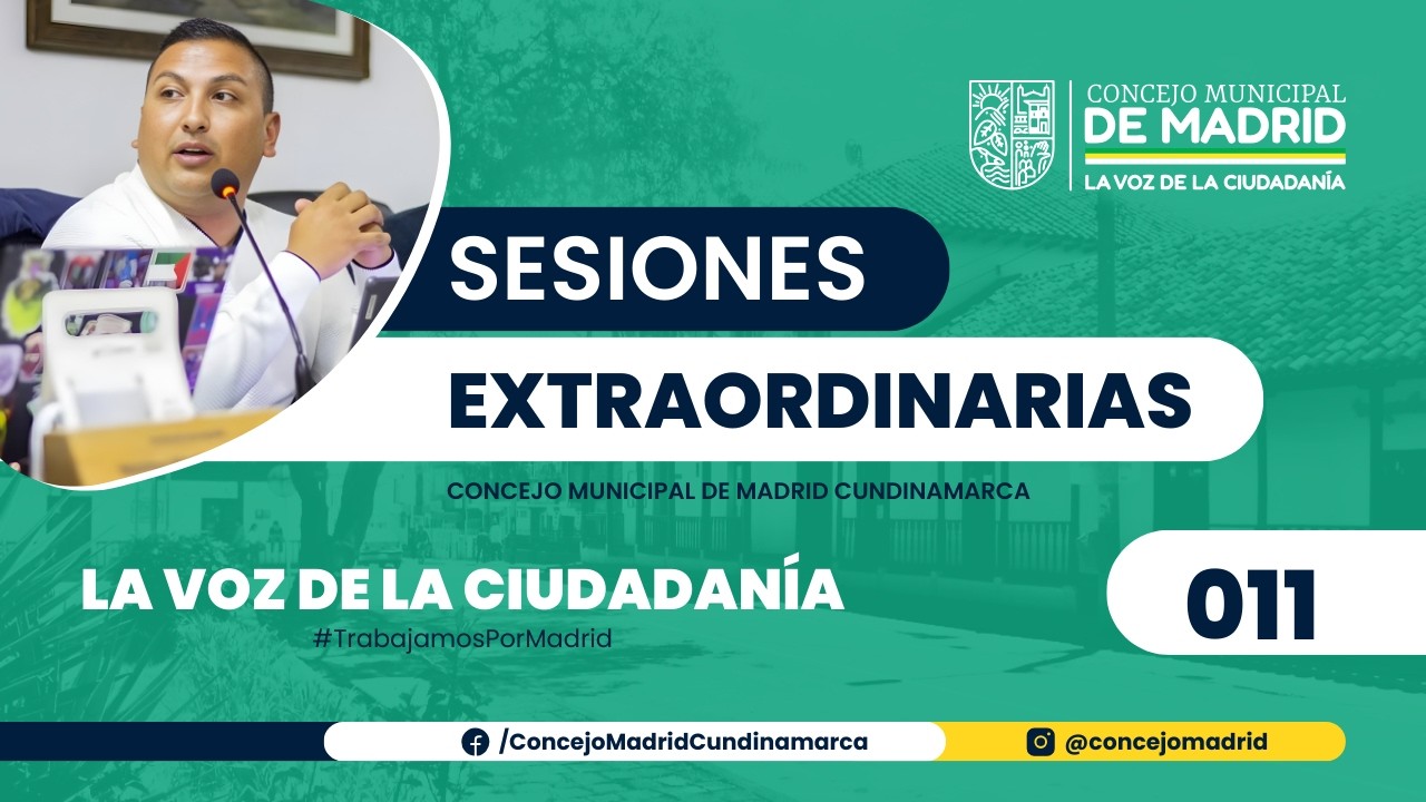 SESIÓN EXTRAORDINARIA 011 - 13 DE FEBRERO DEL 2026