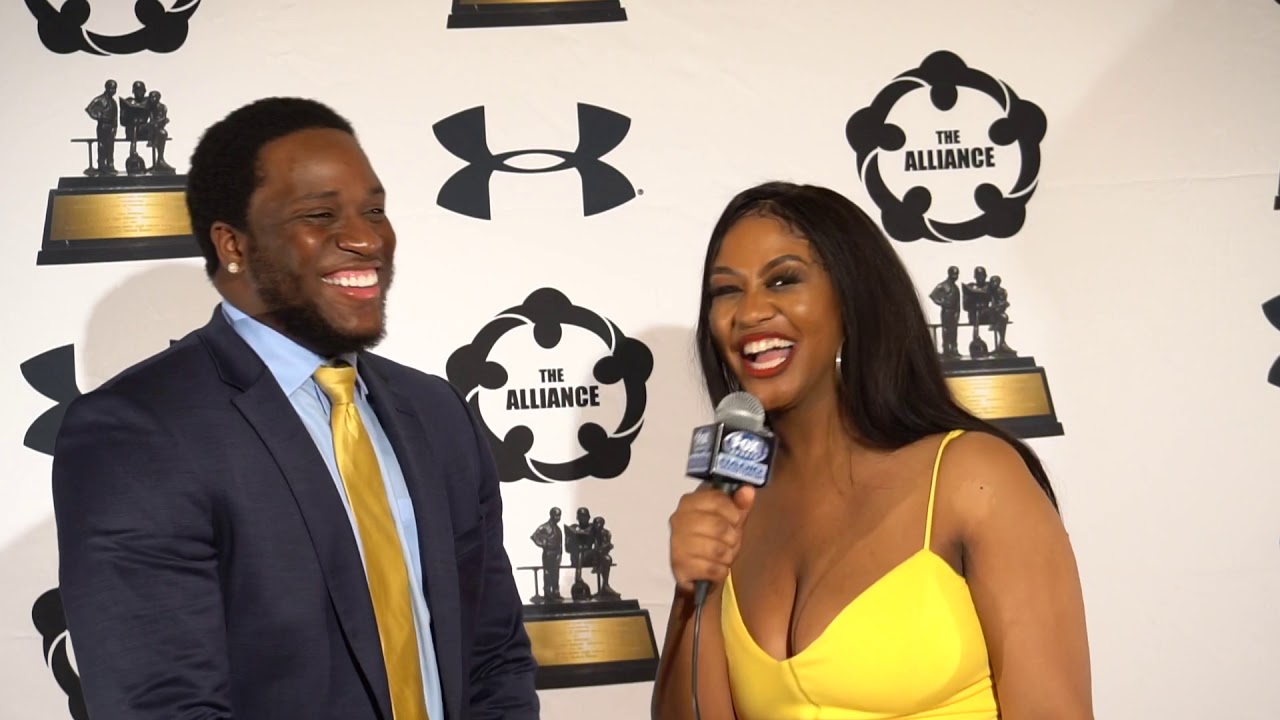 Kelsey Nicole Nelson Interviews Junior Hemmingway at the 2020 Watkins Awards for Scholar Athletes