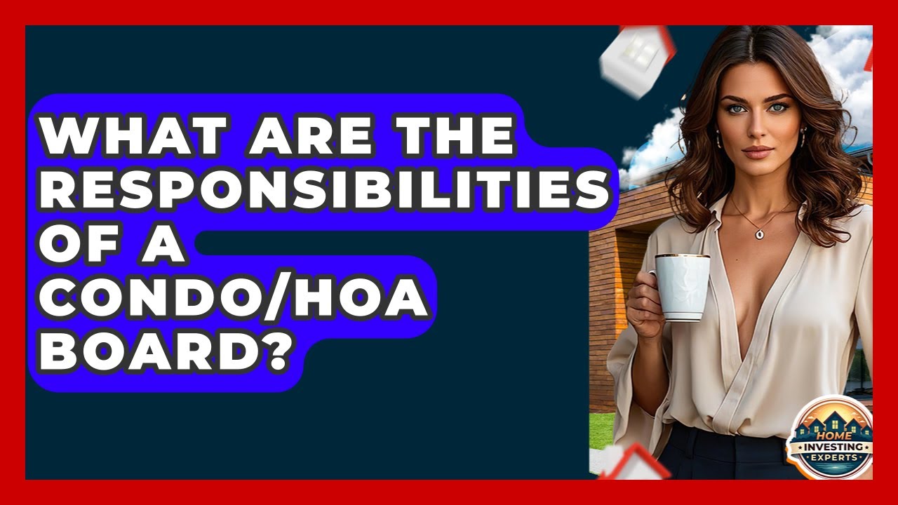 What Are The Responsibilities Of A Condo/HOA Board? - Home Investing Experts