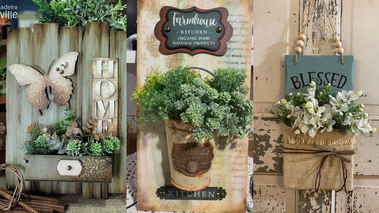 Идеи декора для дома и стен в стиле «шебби-шик» от Thrifty Charm Decor: шебби-шик, винтаж, дереве...