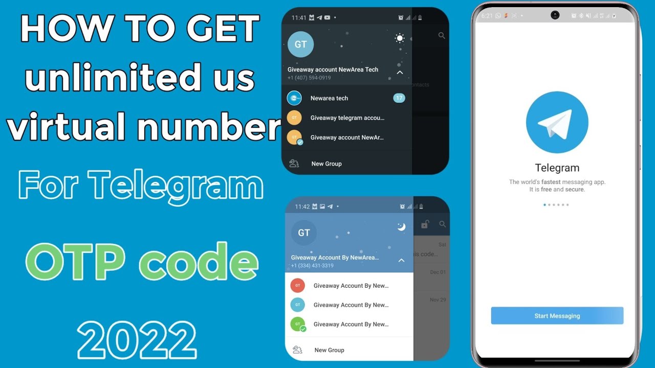 How to get free us number for telegram 2022