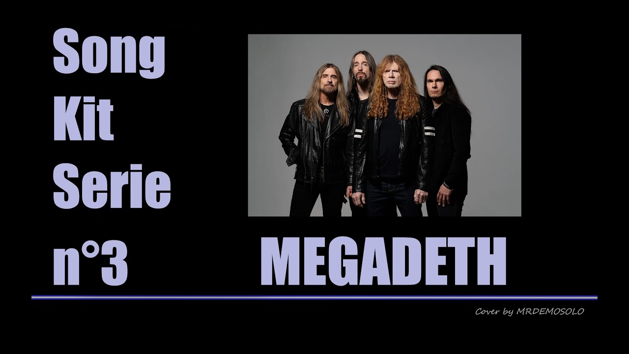 MEGADETH - SWEATING BULLETS - SK3 - PART E - SOLO GUITAR + BACKING TRACK + FREE TAB