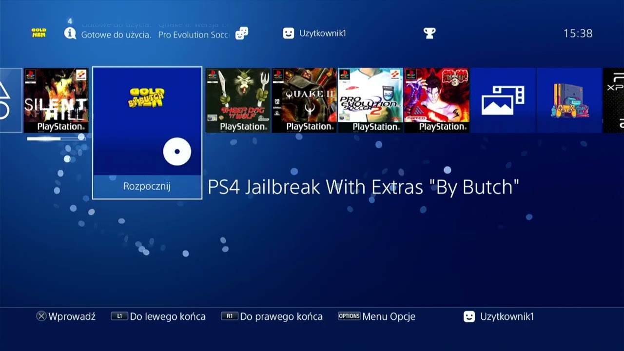 Moja własna kompilacja Gier z PSX dla Jailbreak GoldHen na PS4 9.00 - 12.02