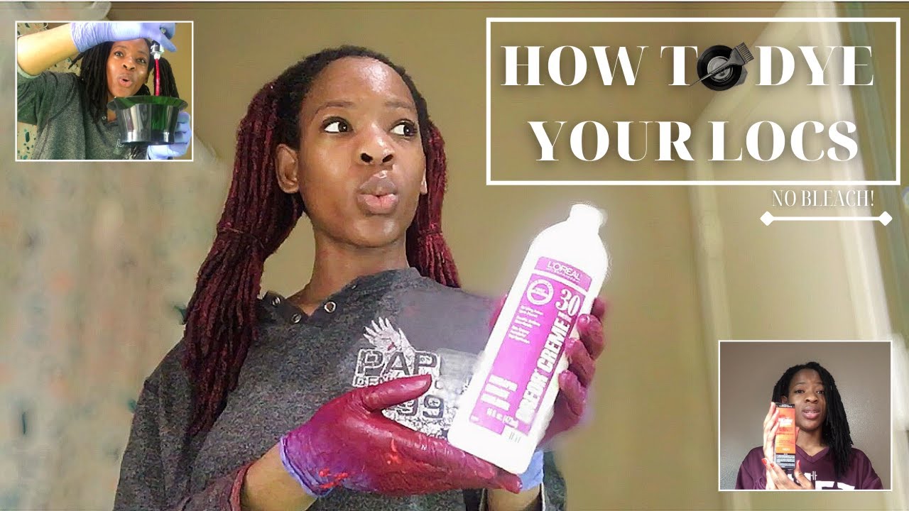 || HOW TO DYE YOUR DREADLOCKS | DYEING MY LOCS MAGENTA (NO BLEACH) | DETAILED LOC DYE TUTORIAL ||