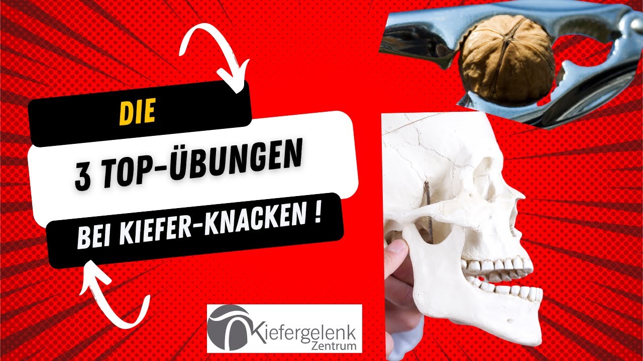 3 Top &Uuml;bungen bei Kiefer-Knacken!