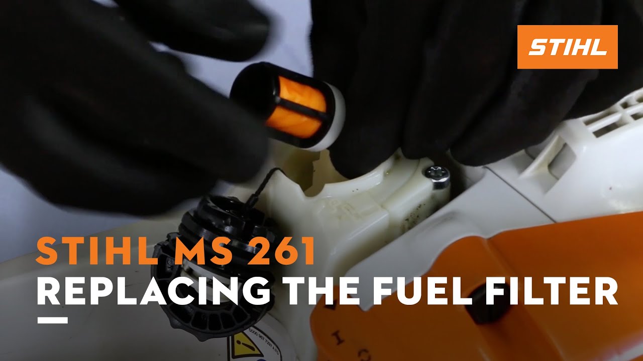 Changing the fuel filter of the MS 261 | STIHL