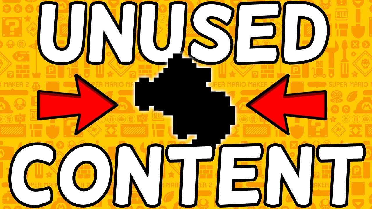 Этот уровень Mario Maker содержит НЕИСПОЛЬЗОВАННЫЙ КОНТЕНТ!!!