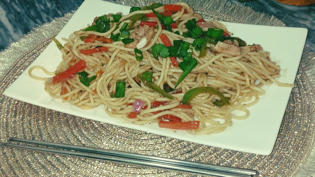 Sweet &Sour Chicken Chowmein/Special for Ramzan Mubharak #sweetsourchickenchowmein #viral