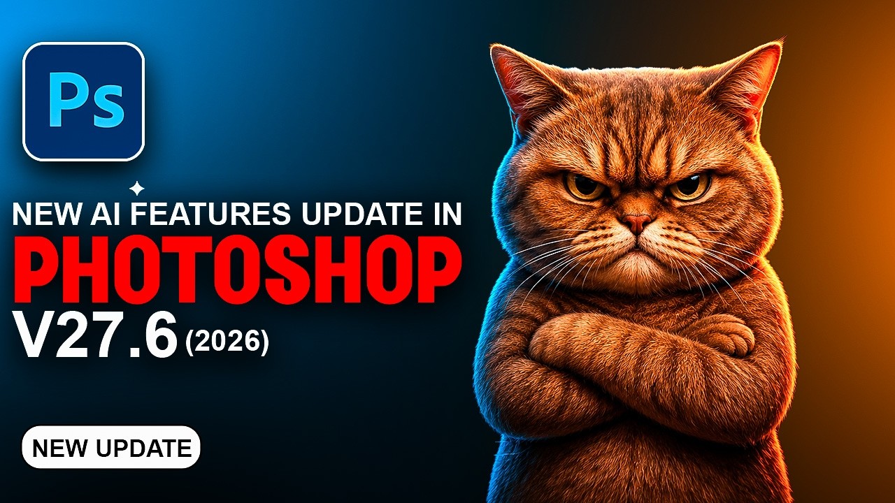 All New AI Feature Updates in Photoshop 2026 v27.6