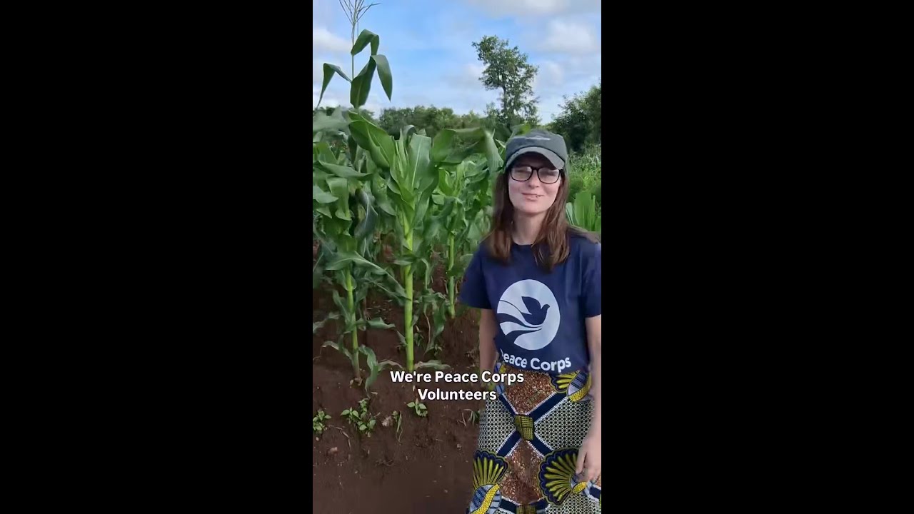 We're Peace Corps Volunteers