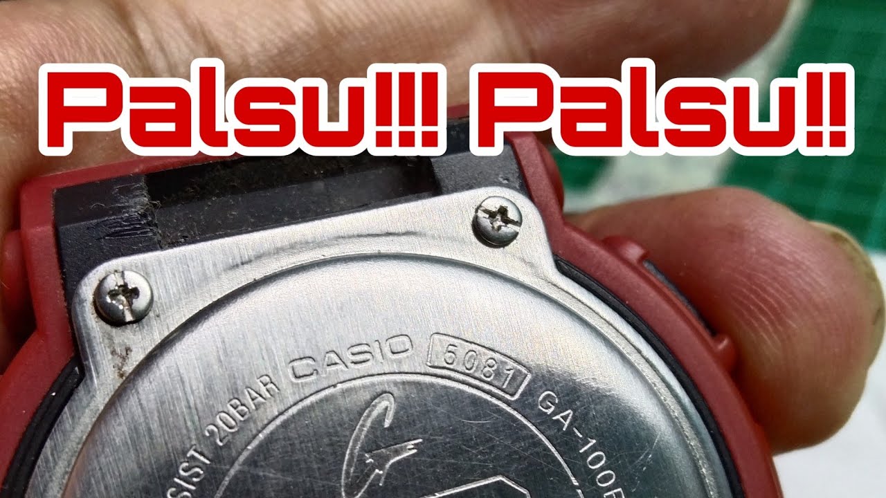 REVIEW CASIO G-SHOCK GA-100B ASPAL ( ASLI TAPI PALSU )