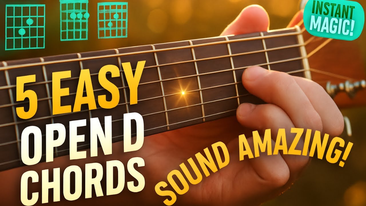5 Easy Open D Chords That Sound Amazing!