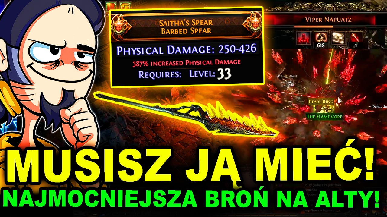 NAJMOCNIEJSZA BROŃ na LEVELING! Koniecznie SPRAWDŹ! Path of Exile 2