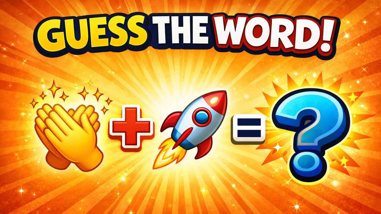 Guess the Emoji Word 😎📅 | Fun Emoji Puzzle Challenge