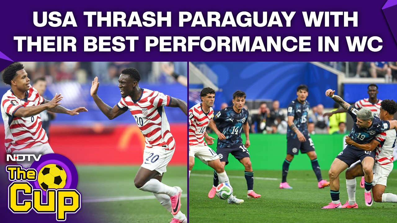 FIFA World Cup | USA Vs Paraguay Highlights | USA Thrash Paraguay 4-1 in Their Best WC Performance