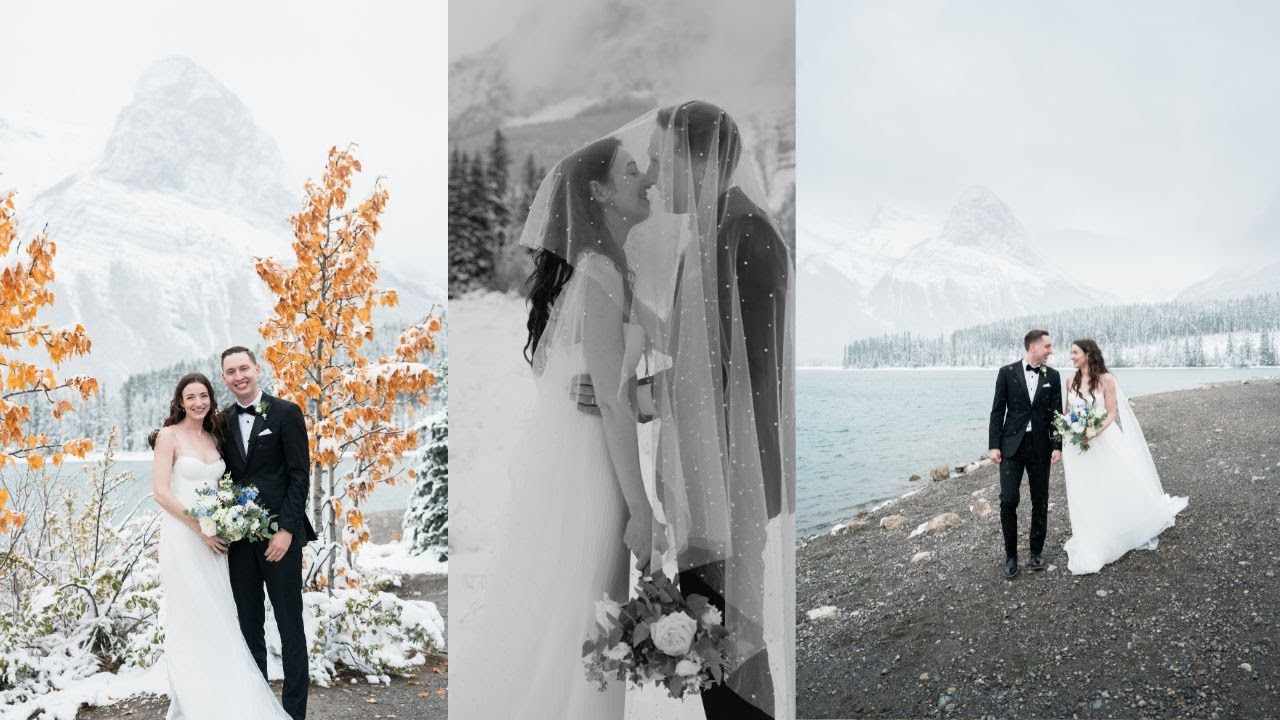 Canmore Wedding Film | Malcolm Hotel in Snowstorm | Canmore AB