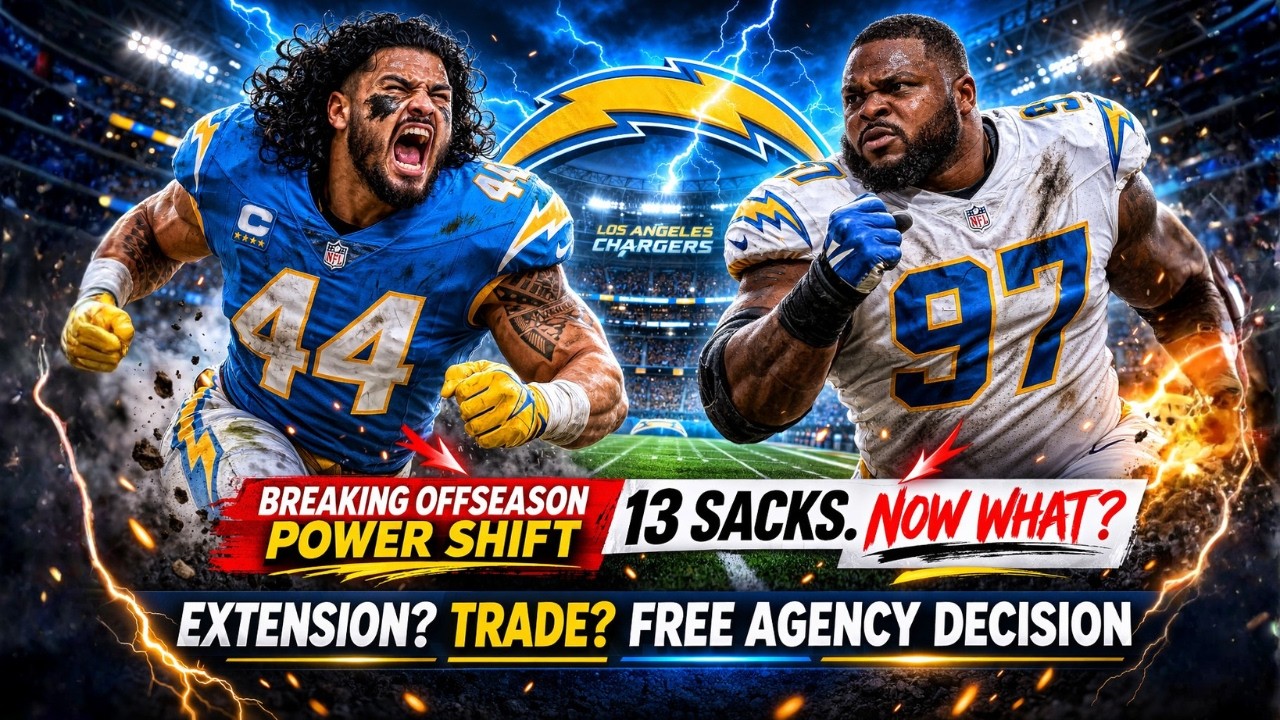 🚨 13 SACKS… And Now This?! Chargers’ Offseason Just Took a WILD Turn ⚡😳