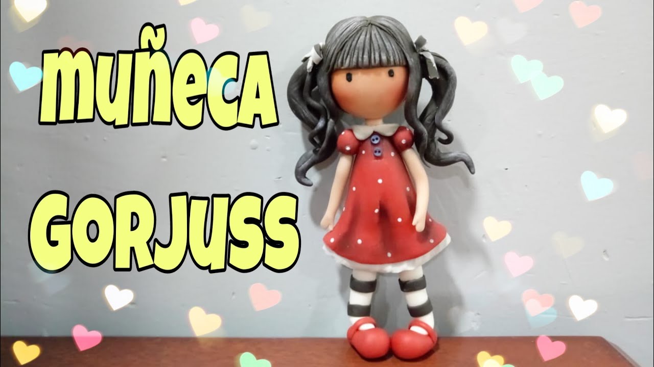 Gorjuss | cómo hacer una muñeca Gorjuss | porcelana fría | pasta flexible .