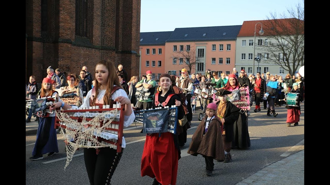 Lübecks Freibeutermukke - Faschingsumzug Prenzlau 2019 - 4K/UHD