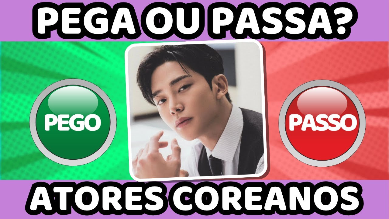 PEGA OU PASSA? 🤯 30 Rodadas com Atores Coreanos &ndash; K-Drama Edition | Mundo K-Quiz