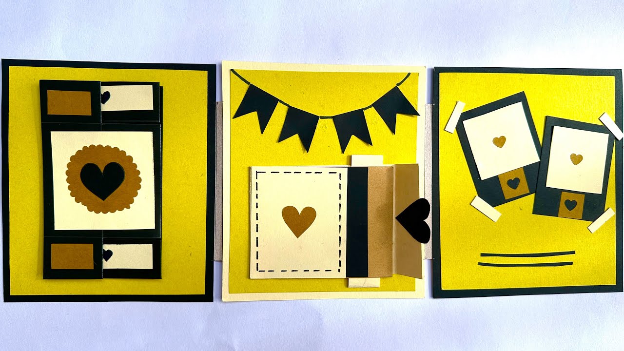 Scrapbook ideas | How to make a scrapbook | 3 in 1 Scrapbook
