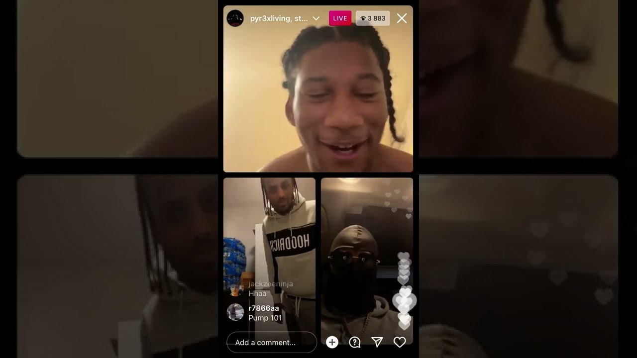 #CGM Digga D and Horrid1 coming out of the closet on instagram live😈🏳️‍🌈