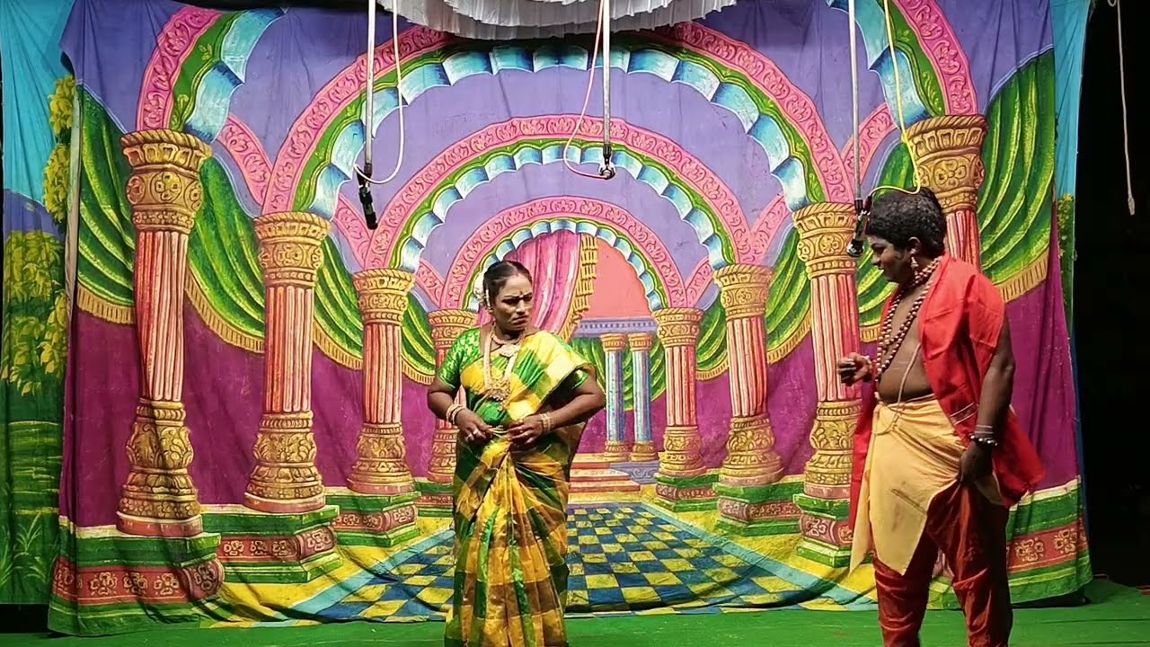 సత్య హరిశ్చంద్ర వారణాసి శీను. శిష్యుడు కలహకంటి కామెడీ 