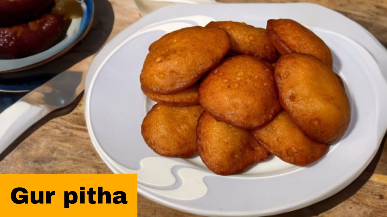 Nolen gurer gur pitha recipe | jaggery pua pitha recipe | how to make gurer pitha recipe 