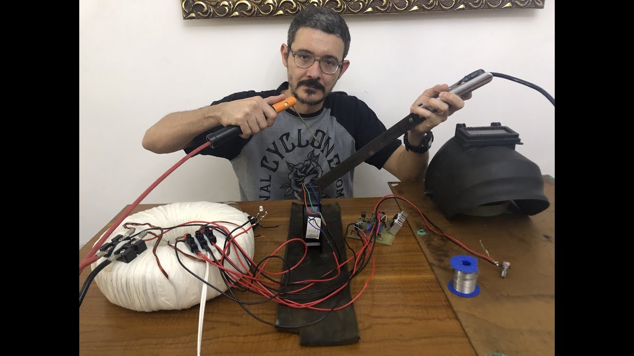 Parte 4 de 4 Fazer em casa, núcleo toroidal de transformado de alta potência. Final.