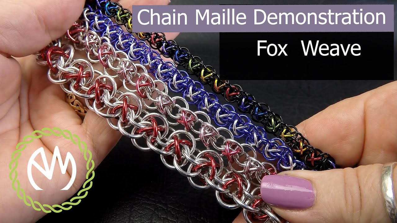 Chain Maille Weave Tutorial - Fox Weave