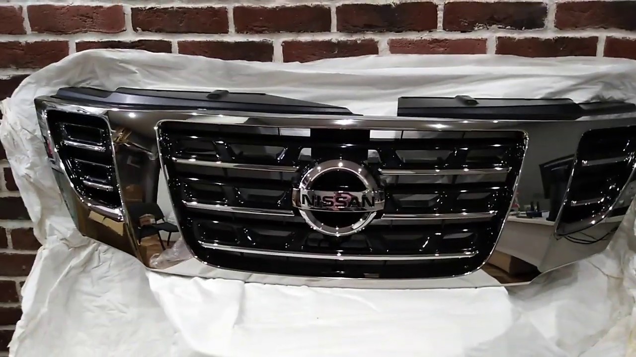 Nissan Patrol Y62 Ниссан Патрол Y62 Решетка радиатора с камерой рестайлинг новый оригинал от 2013